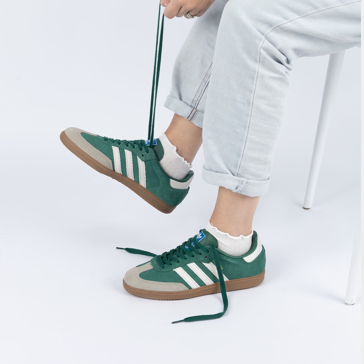 Tênis adidas Samba OG Collegiate Green White JK3371