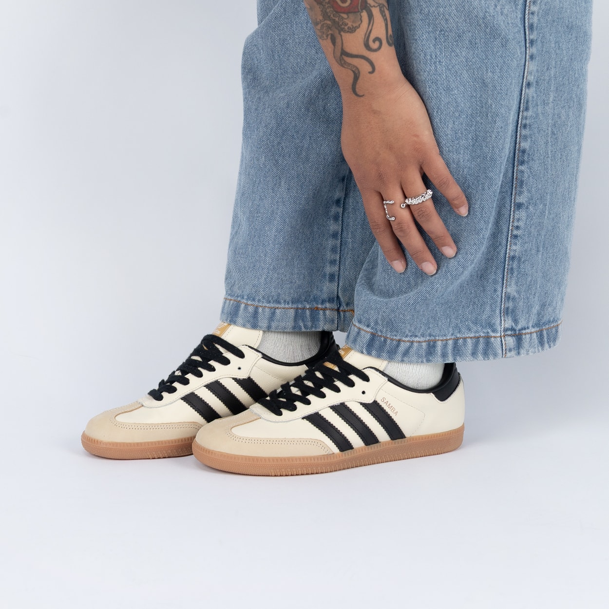 Tênis adidas Samba OG Cream White Core Black JK4976