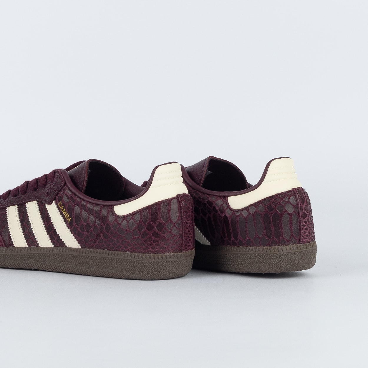 アディダス サンバ OG マルーン/クリームホワイト/ゴールド 24センチ Tênis adidas Samba OG Maroon Cream White Gold Metallic IH3979