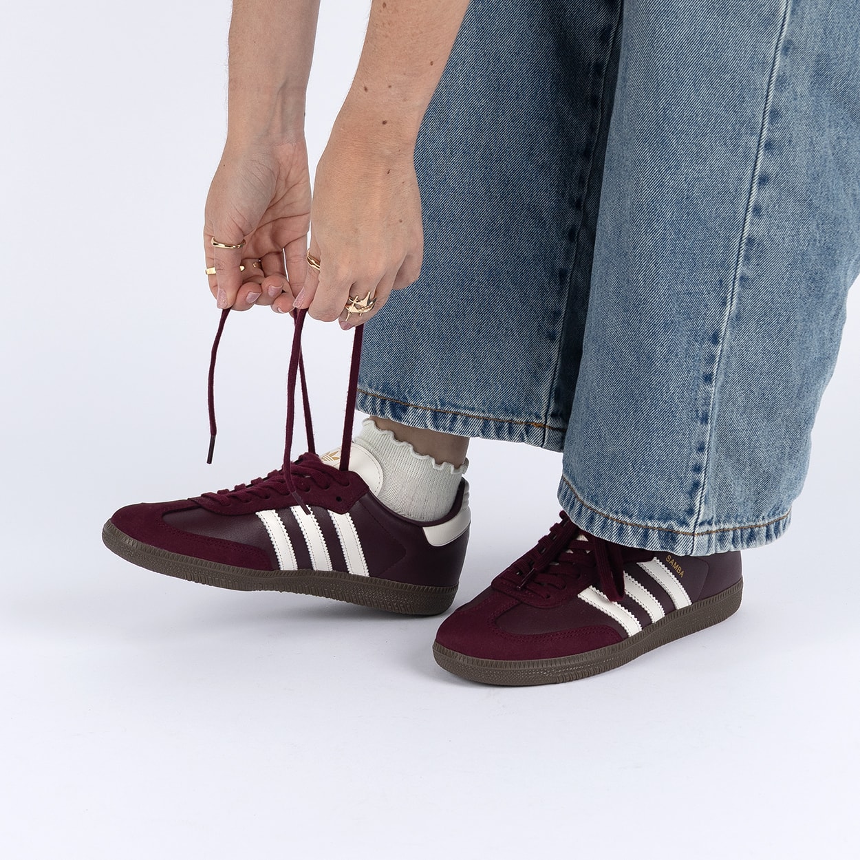 Tênis adidas Samba Og Maroon JR8844