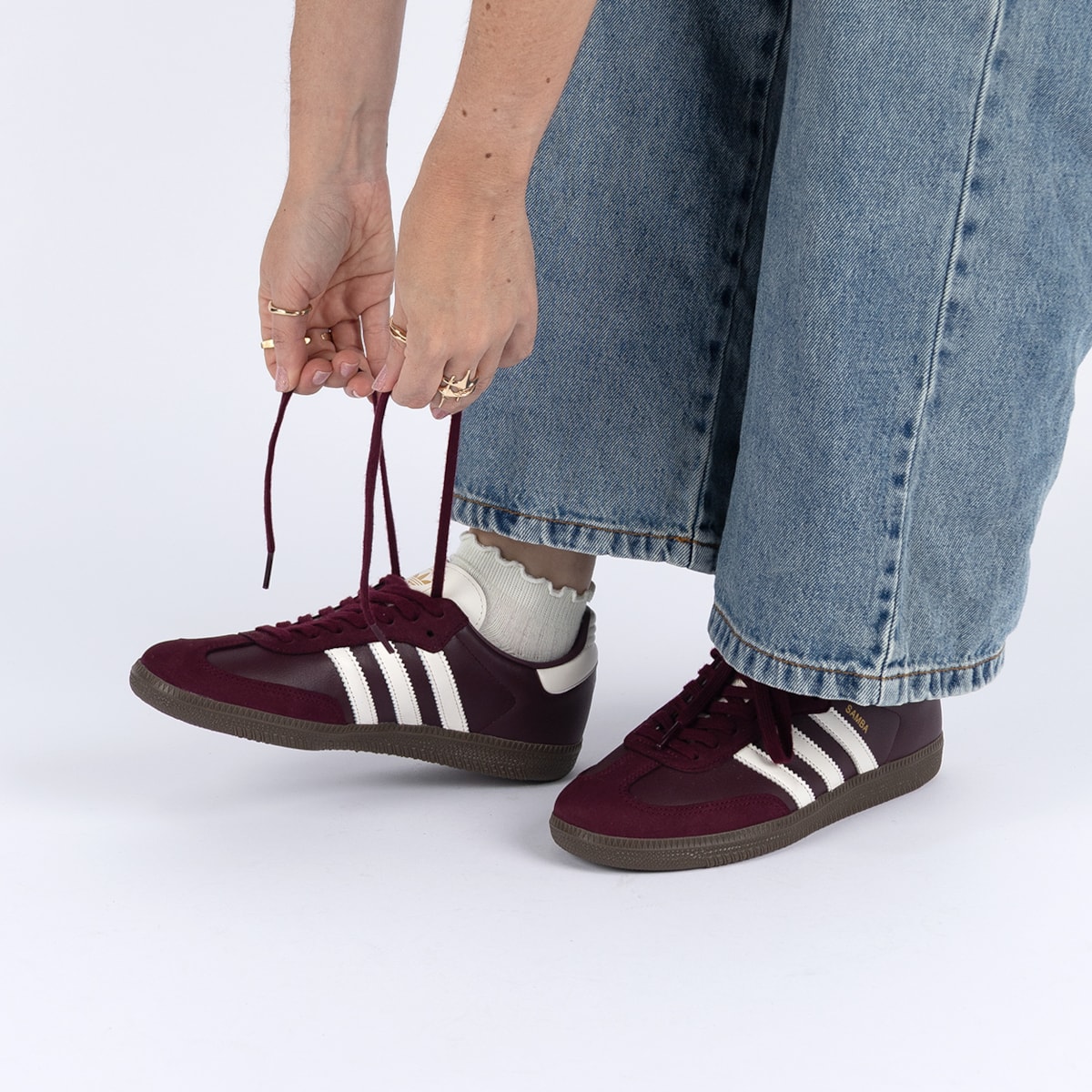 Bitmaroon Tênis adidas Samba Og Maroon JR8844