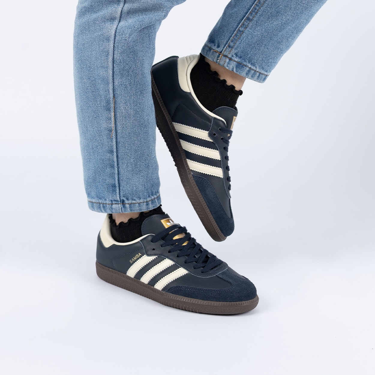 Tênis adidas Samba OG Night Navy Cream White JK3372