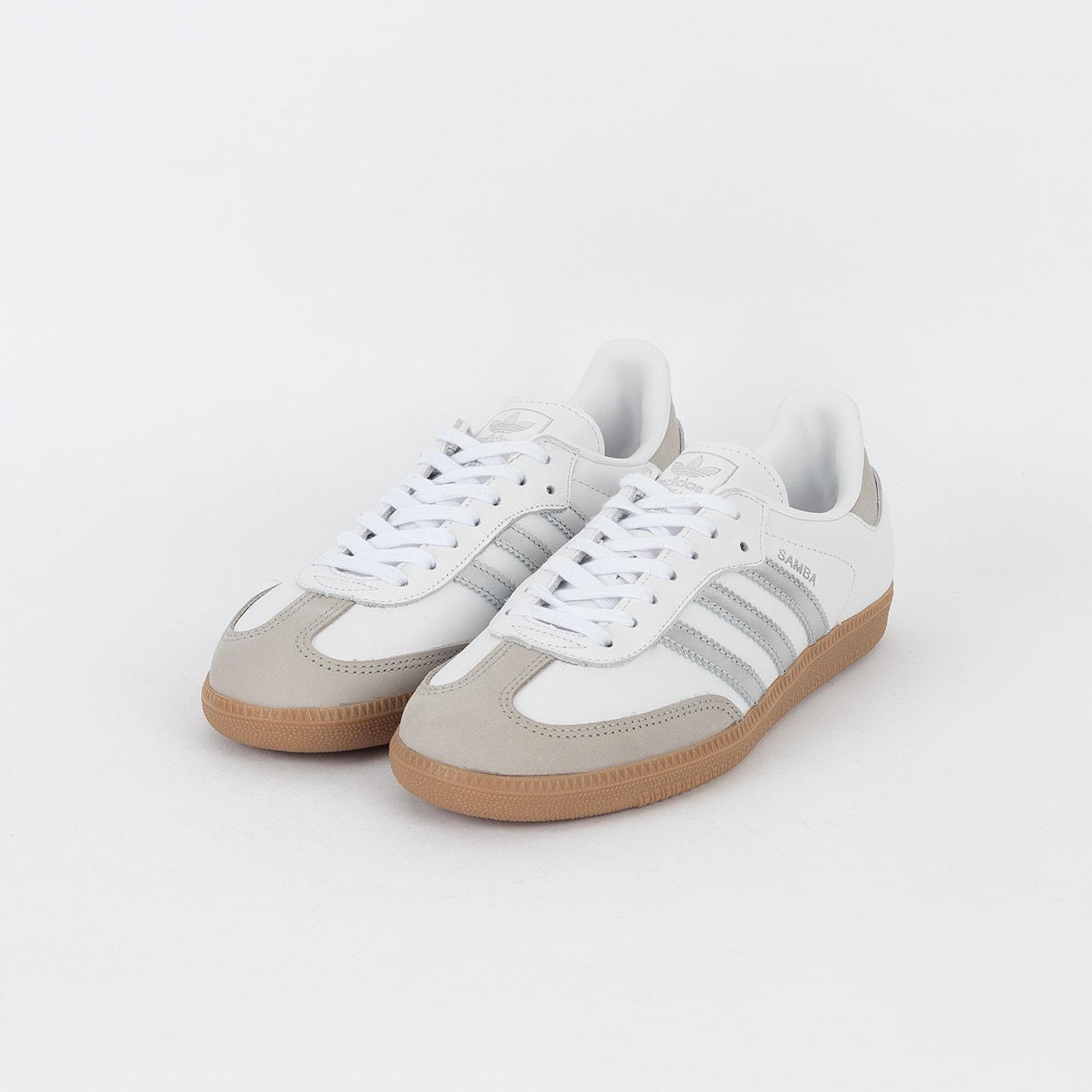 Tênis adidas Samba OG White Silver Metallic JI2725