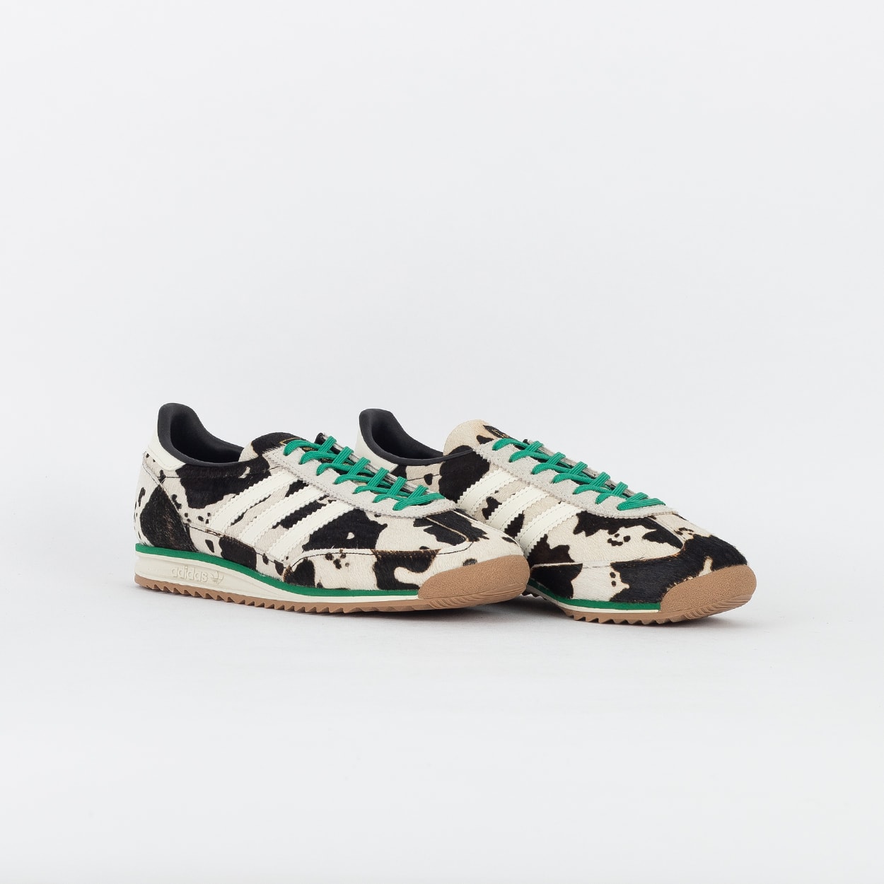 Tênis adidas SL 72 OG Core Black Off White Court Green JR1639