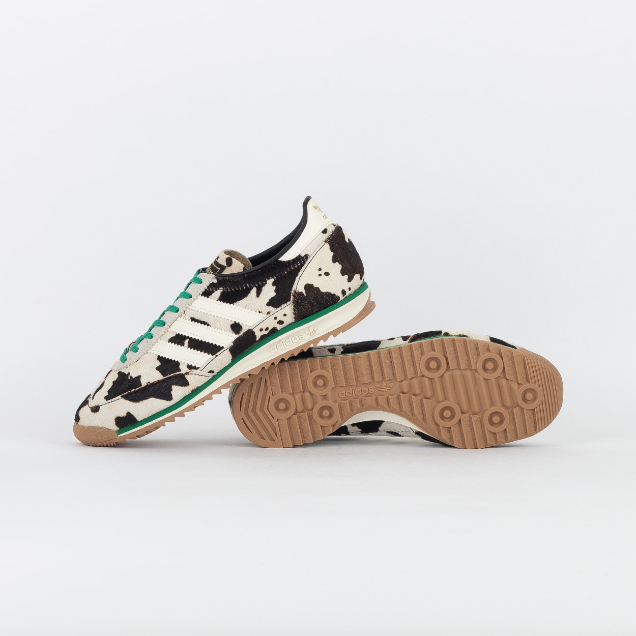 Tênis adidas SL 72 OG Core Black Off White Court Green JR1639