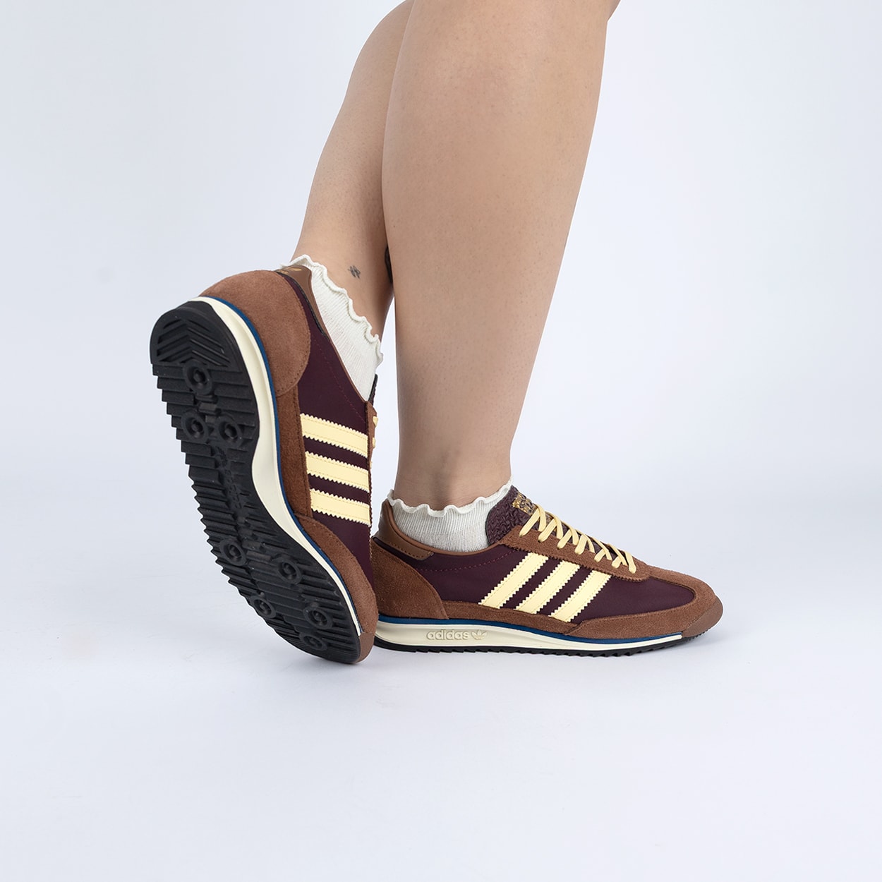 Tênis adidas SL 72 OG Maroon Almost Yellow IE3425