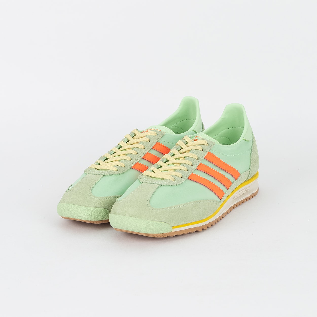 Tênis adidas SL 72 OG Semi Green Spark Solar Orange JI0197