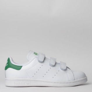 Tênis Adidas Stan Smith CF Branco Verde S75187 Tênis Adidas Stan Smith CF Branco Verde S75187