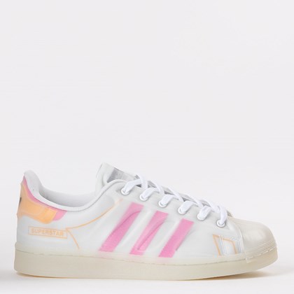Tênis adidas Superstar FutureShell Cloud White Screaming Pink FY7357