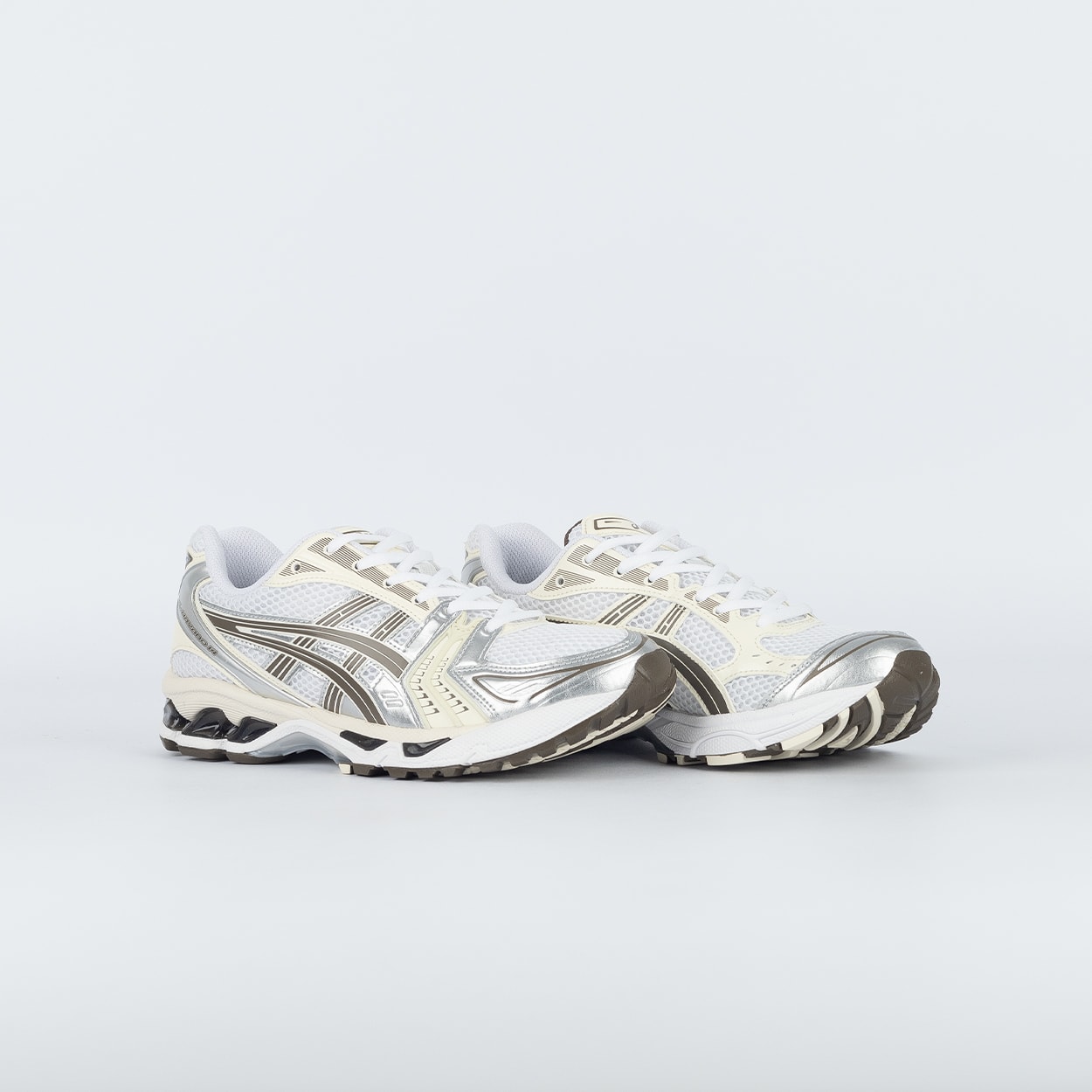 アイボリー　24200円 Tênis Asics Gel-Kayano 14 JJJJound White Midnight 1203A961.100