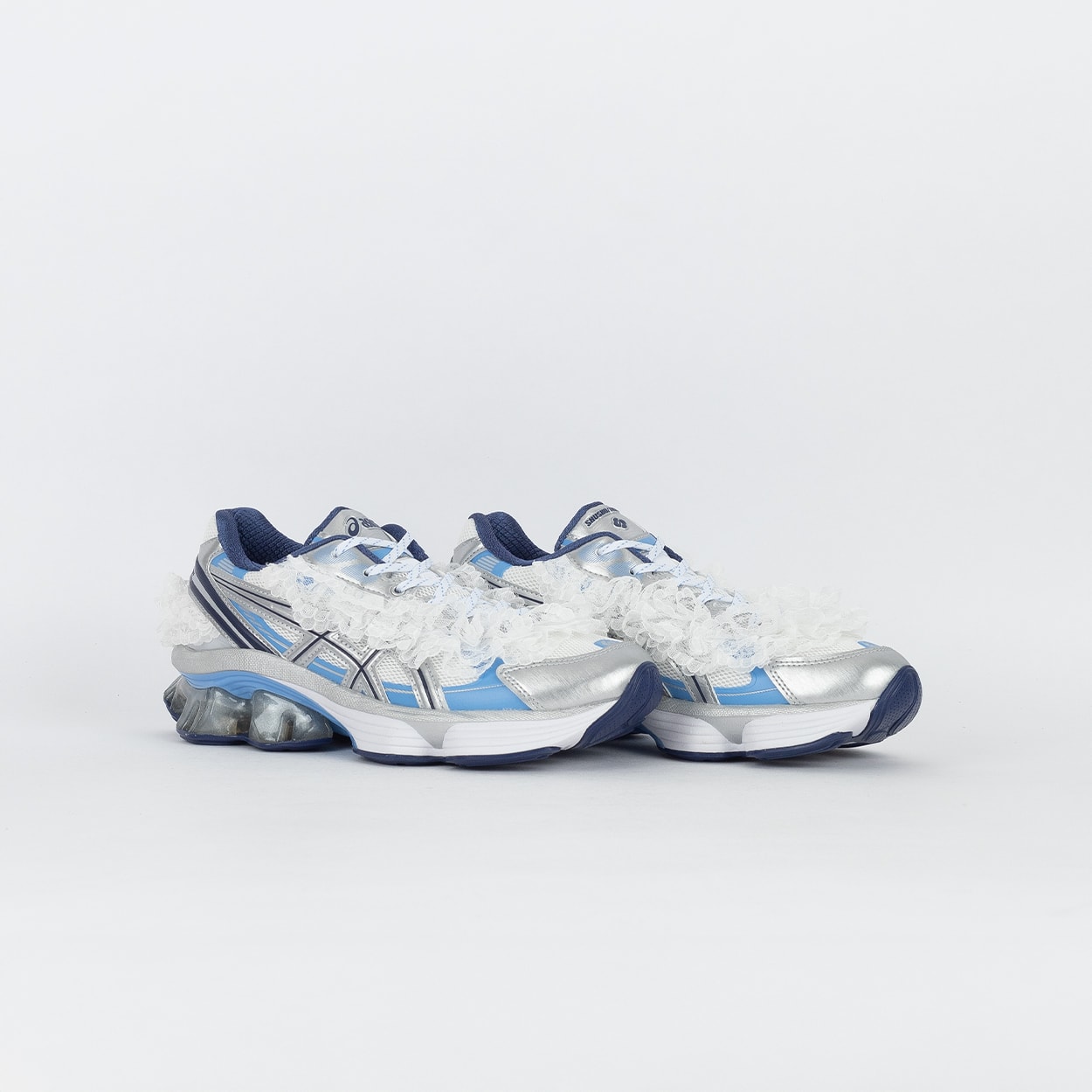 Tênis Asics Gel-Kinetic Fluent x SHUSHU/TONG White Dive Blue