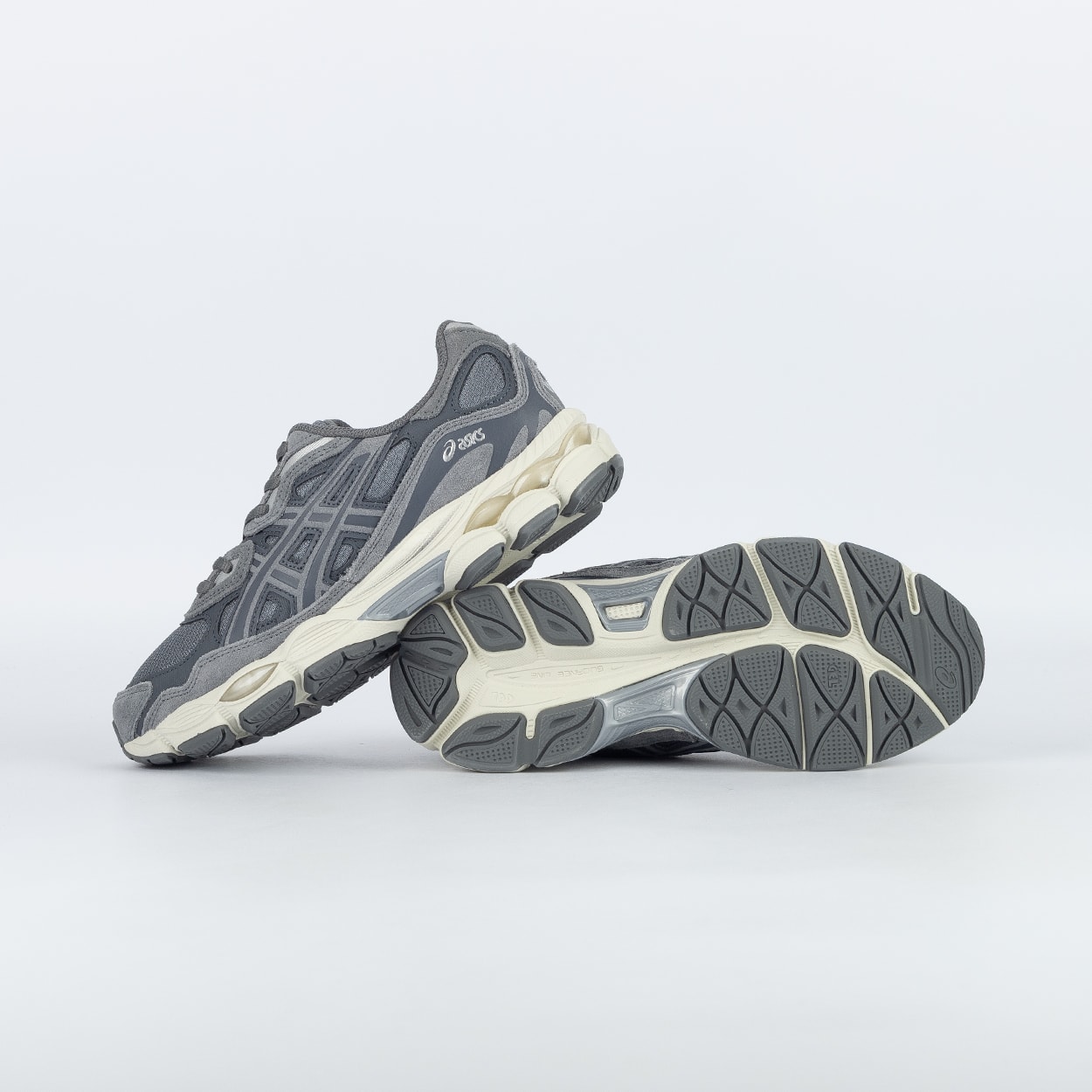 ゼクロム Tênis Asics Gel-NYC Steel Grey Carrier Grey 1203A739.020