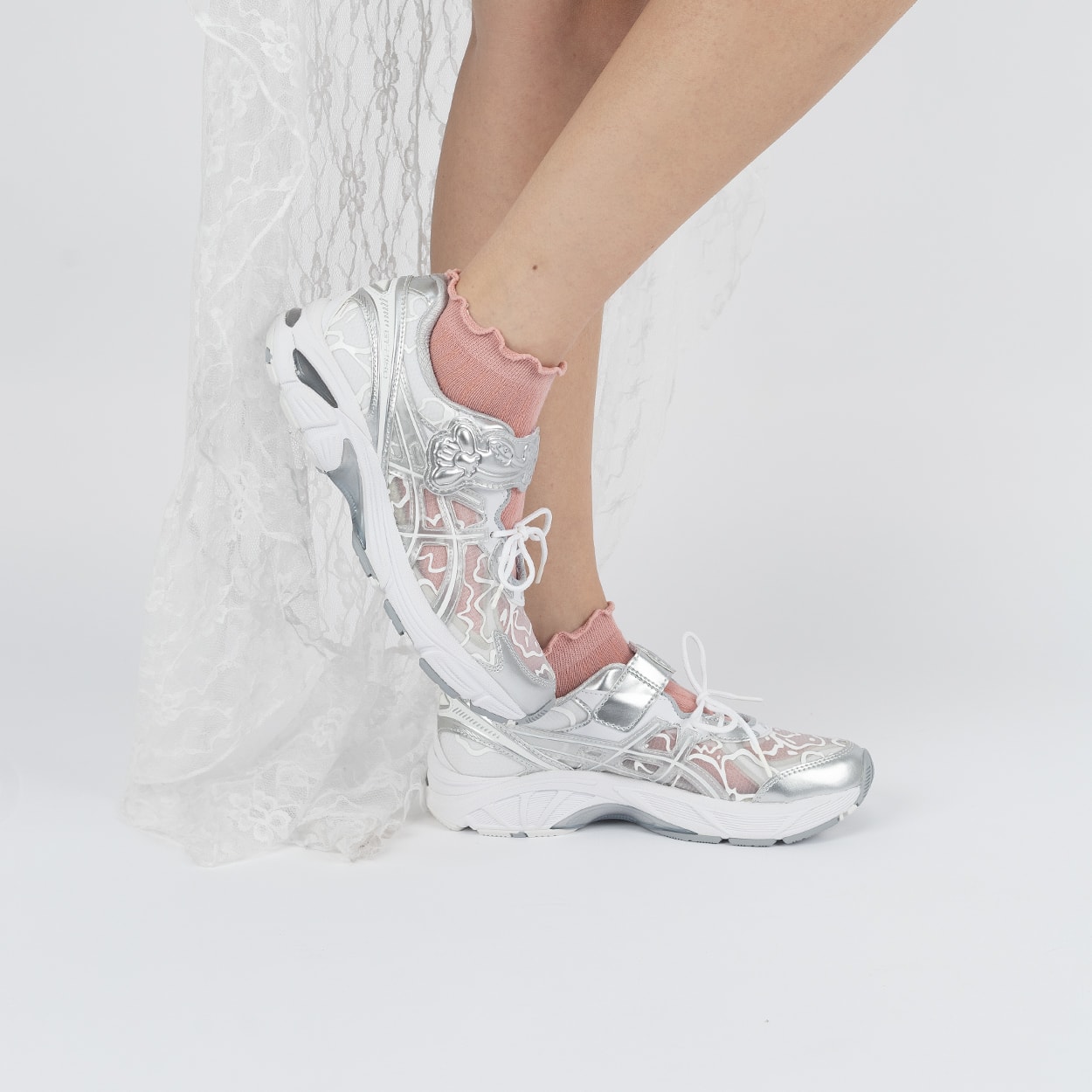 Tênis Asics GT-2160 x Cecilie Bahnsen White Pure Silver 1203A321.100