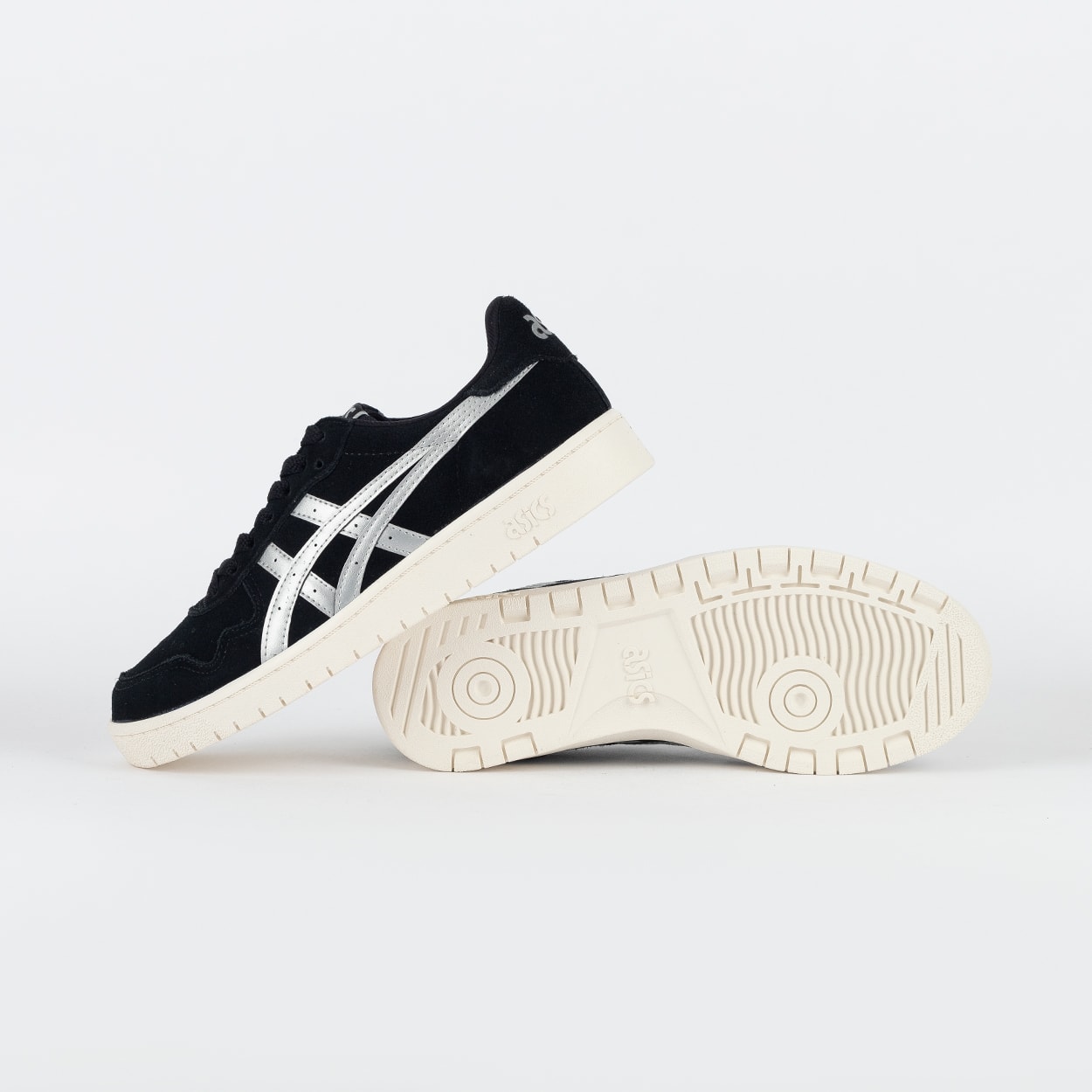 Tênis Asics Japan S Camurca Black Pure Silver 1202A490.003