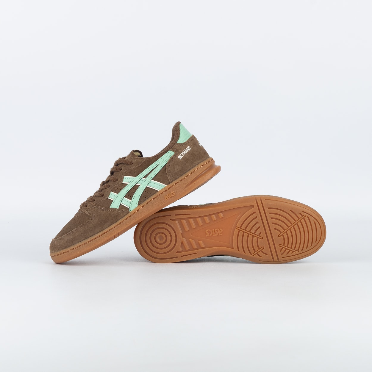 イージープロ Ver.2 GGH/AGH30/35 Tênis Asics Skyhand OG Brown Storm Ice Green 1203A452.202