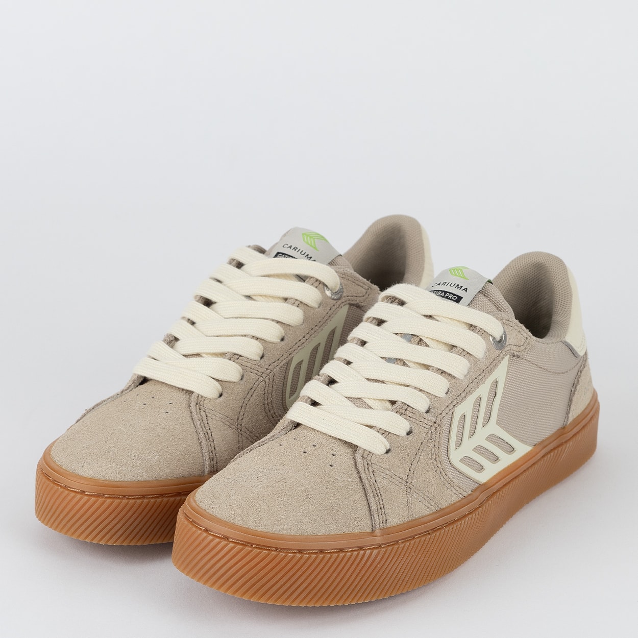 Tênis Cariuma Catiba Pro 2.0 Suede And Cordura Plaza Taupe Ivory