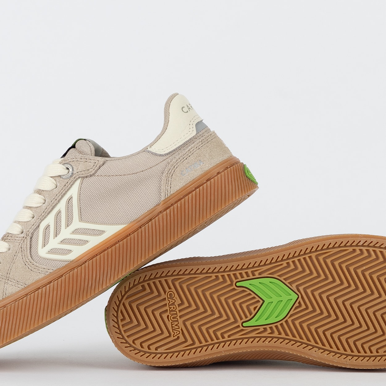 Tênis Cariuma Catiba Pro 2.0 Suede And Cordura Plaza Taupe Ivory
