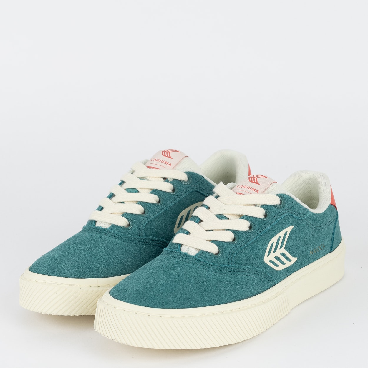 Tênis Cariuma Naioca Suede Teal Ivory 511802U56