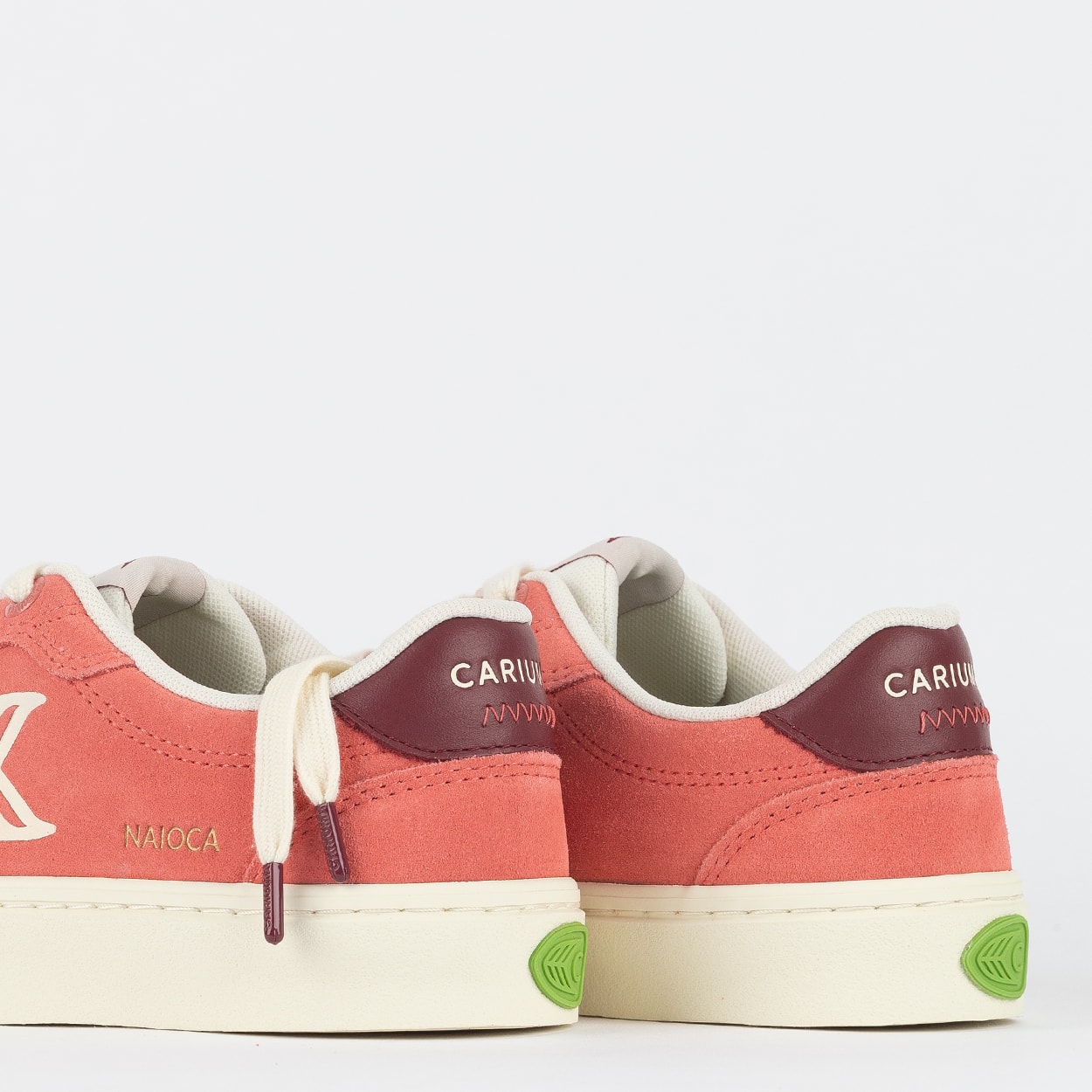 Tênis Cariuma Naioca Suede Watermelon Ivory 511802R45