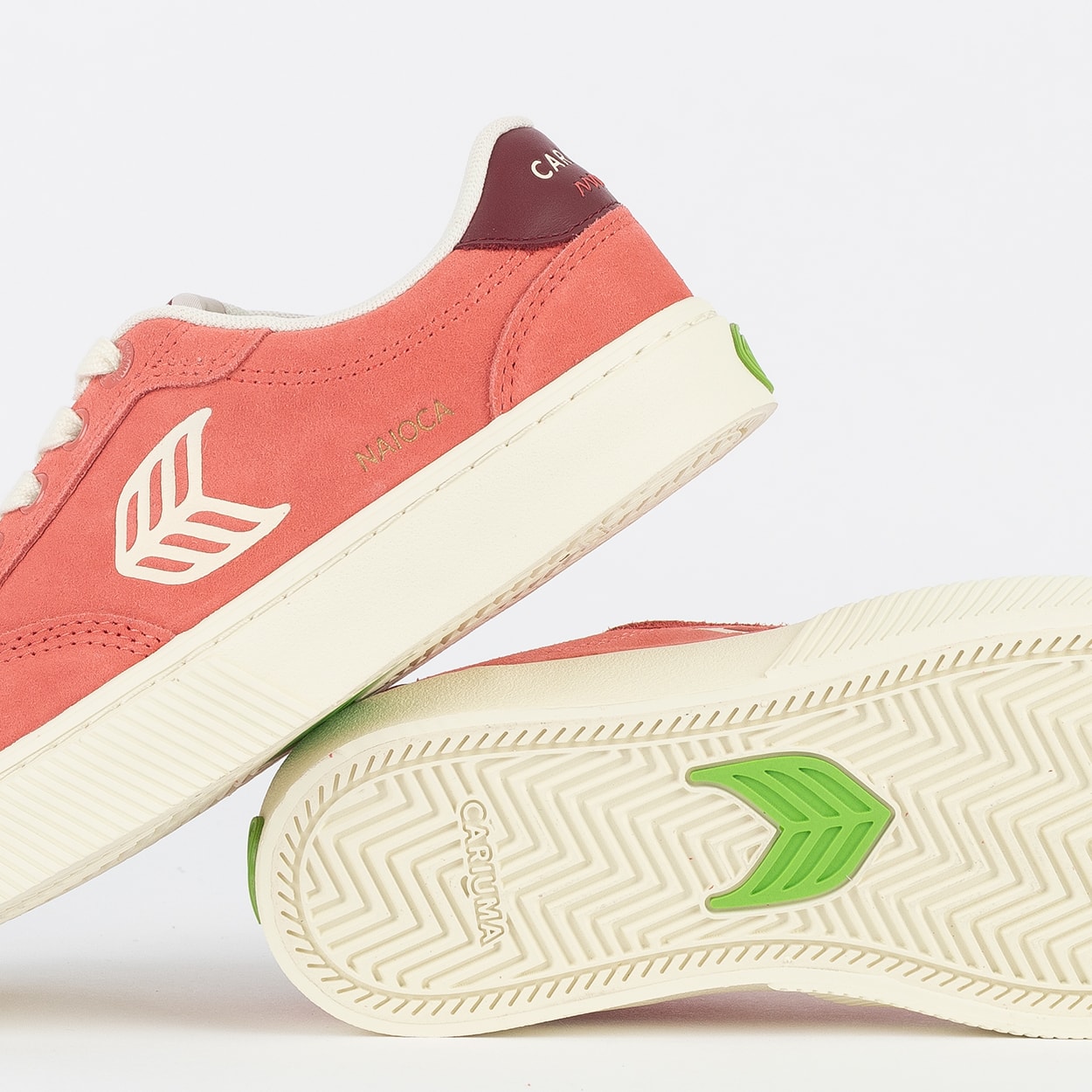 Tênis Cariuma Naioca Suede Watermelon Ivory 511802R45