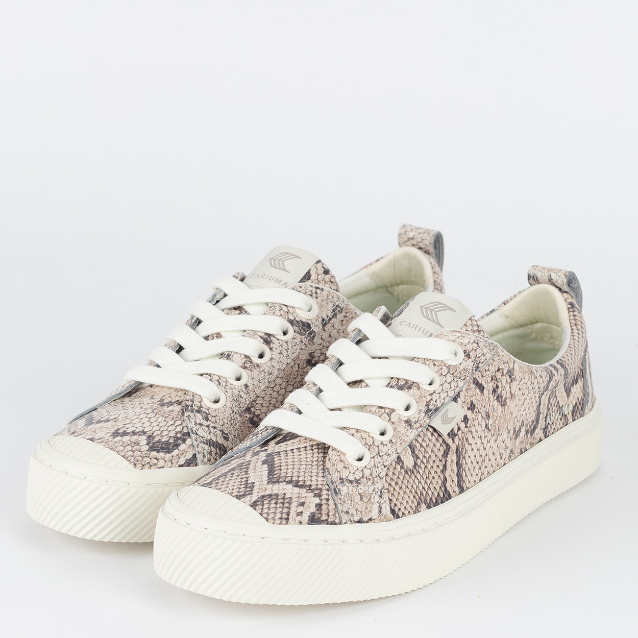 Tênis Cariuma Oca Low Leather Snake Skin Print 100101P23