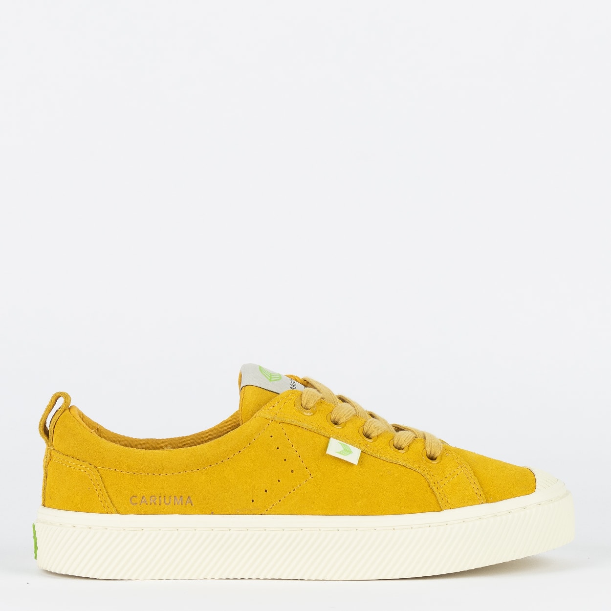 tarou様 Tênis Cariuma Oca Low Suede Lemon Curry 100102Y07