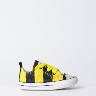 Tênis Converse All Star Abelha My First All Star Kids Amarelo Preto CK06700001 Tênis Converse All Star Abelha My First All Star Kids Amarelo Preto CK06700001