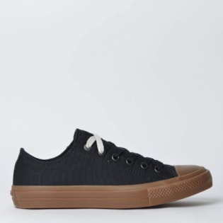 Tênis Converse All Star Chuck Taylor II Ox Black Gum 155501 Tênis Converse All Star Chuck Taylor II Ox Black Gum 155501
