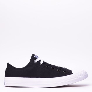 Tênis Converse All Star Chuck Taylor II Ox Black White 153053 Tênis Converse All Star Chuck Taylor II Ox Black White 153053