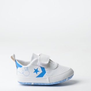 Tênis Converse Breakpoint Crib Kids Branco Azul Celeste CK06570002 Tênis Converse Breakpoint Crib Kids Branco Azul Celeste CK06570002