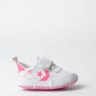 Tênis Converse Breakpoint Crib Kids Branco Rosa CK06570002 Tênis Converse Breakpoint Crib Kids Branco Rosa CK06570002