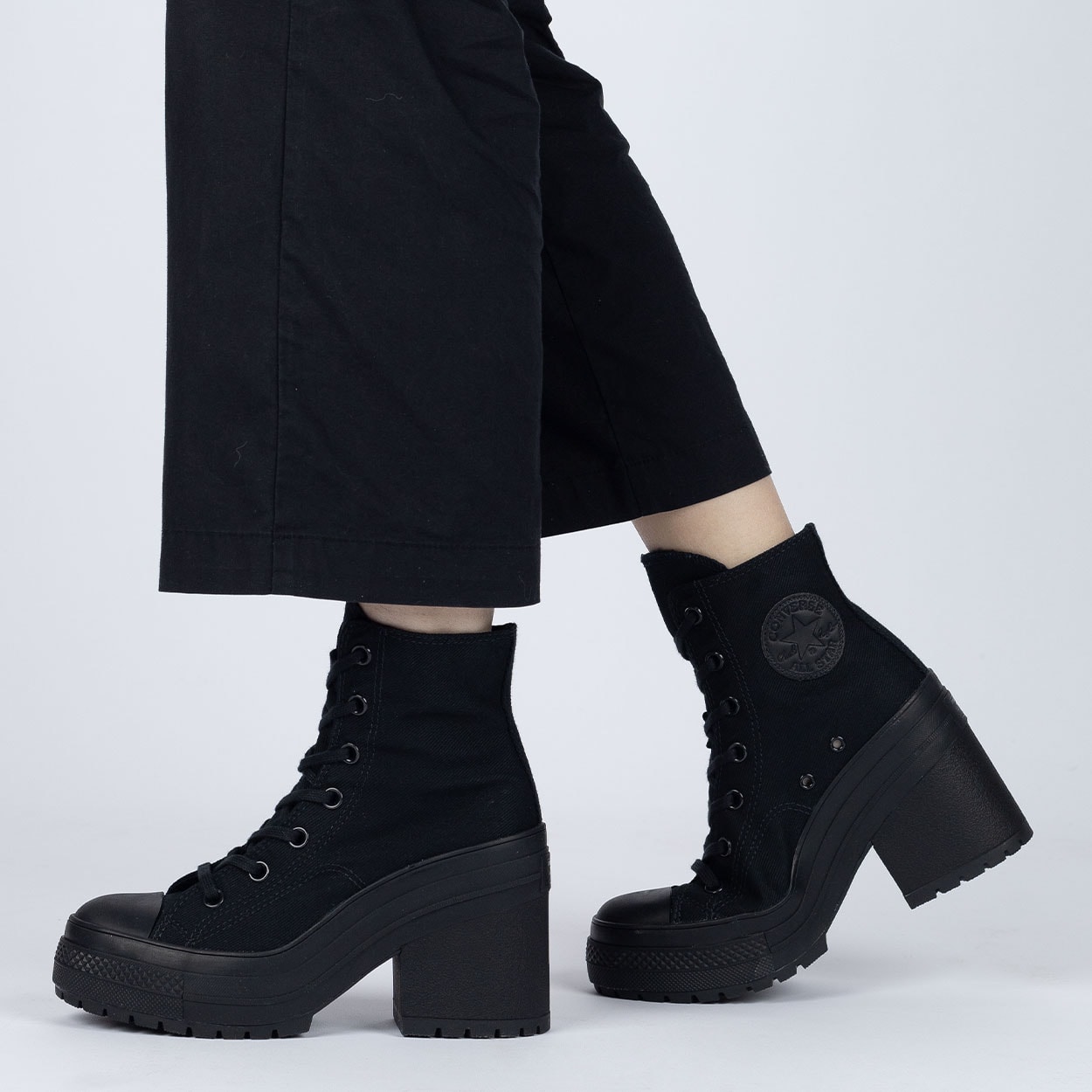 Tênis Converse Chuck 70 De Luxe Heel Foundation Canvas Black