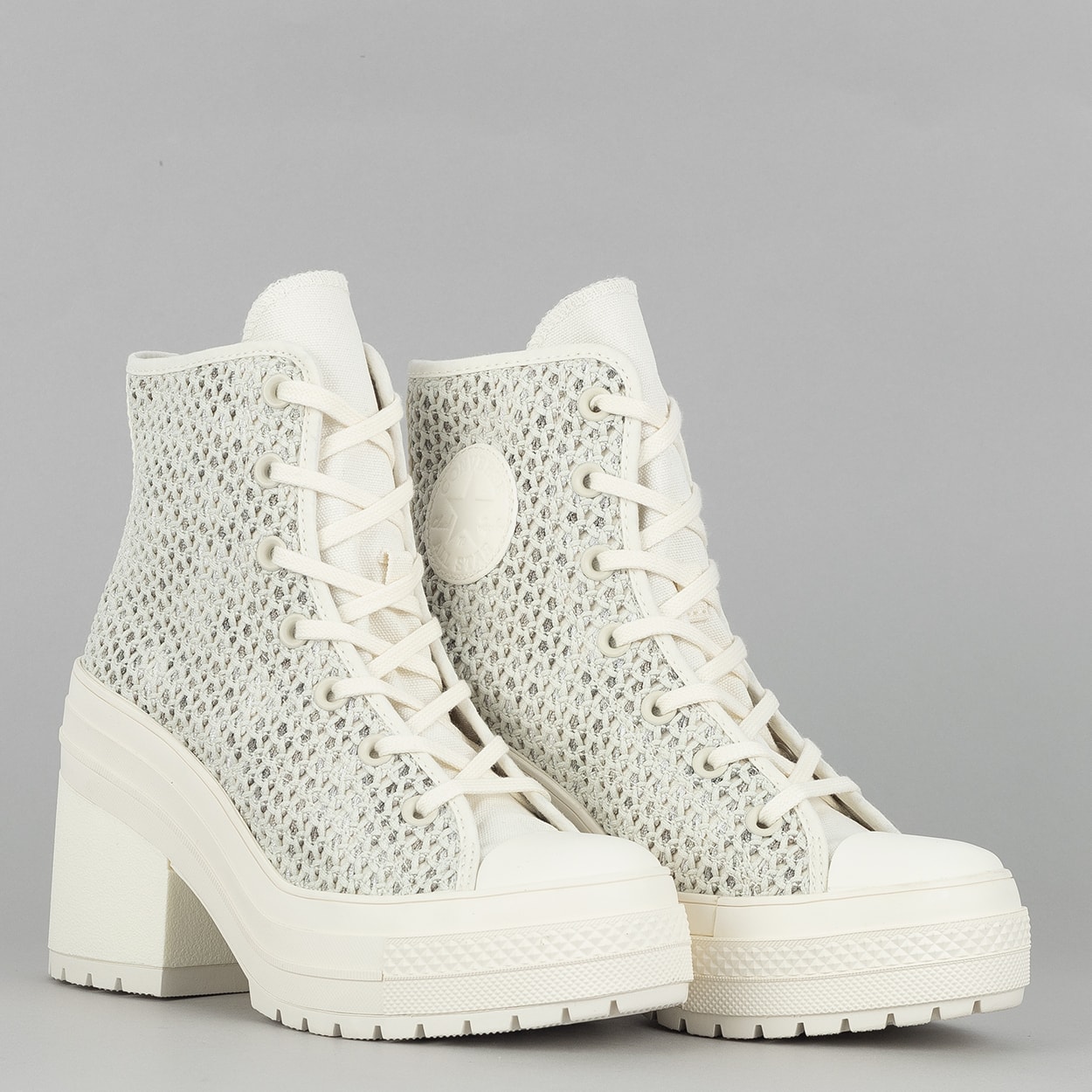 Tênis Converse Chuck 70 De Luxe Heel Hi Festival Remix Egret A07535C