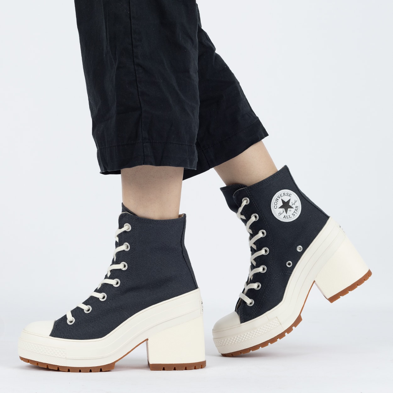 Tênis Converse Chuck 70 De Luxe Heel Platform Hi Shadow Wood A09386C