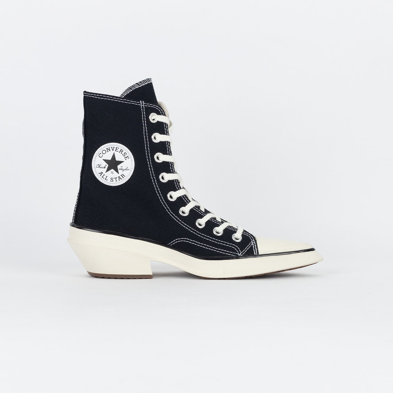 Tênis Converse Chuck 70 De Luxe Pointed Hi Black White A13016C