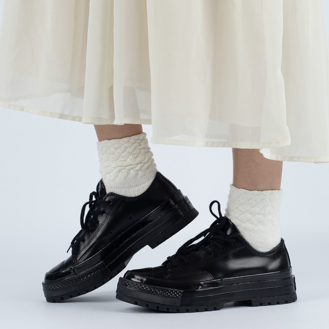 Tênis Converse Chuck 70 De Luxe Heel Foundation Canvas Black