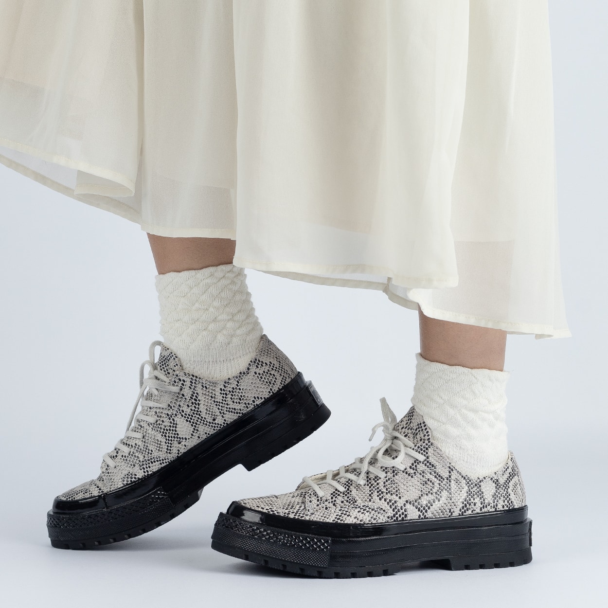Tênis Converse Chuck 70 Formal Suede Snake Print Ox Wild Life