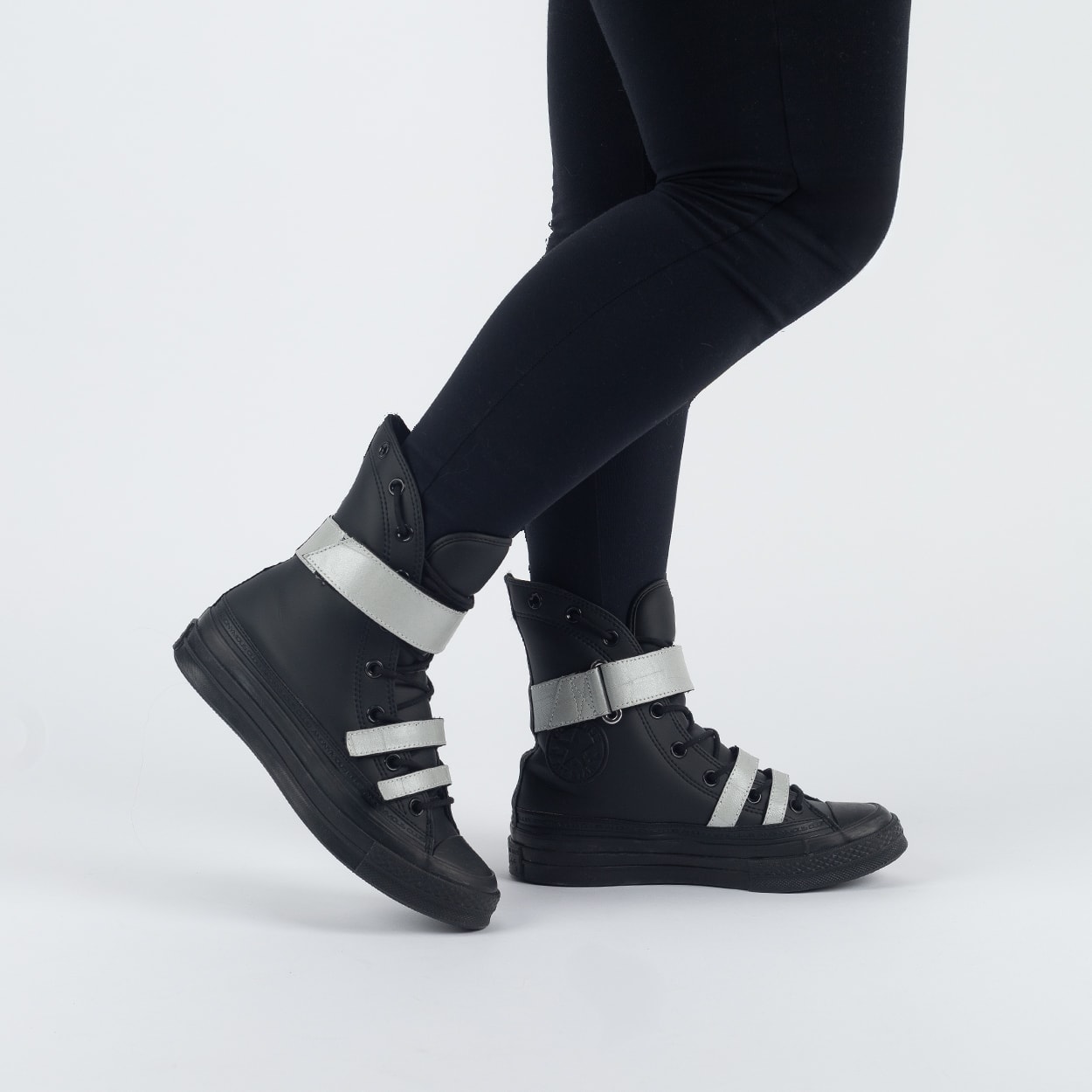 Anna⑧ Tênis Converse Chuck 70 Hi Anonymous Club Black Steel Grey White