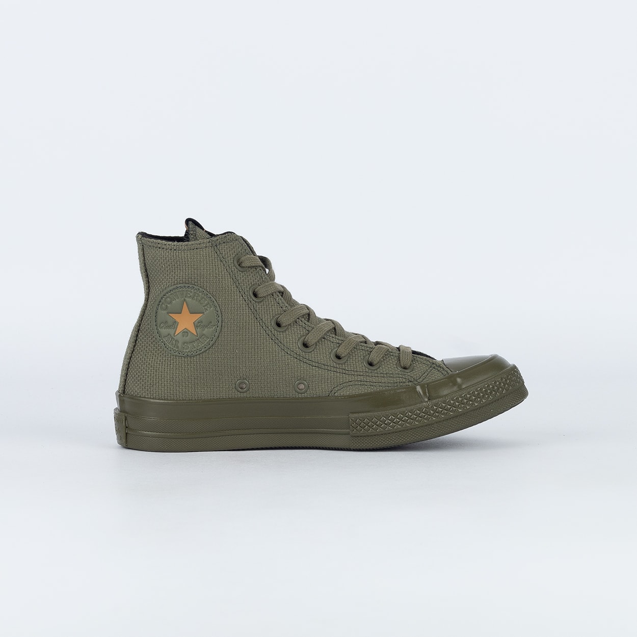 Tênis Converse Chuck 70 Hi Energy Verde Musgo Bege Mel Verde Musgo