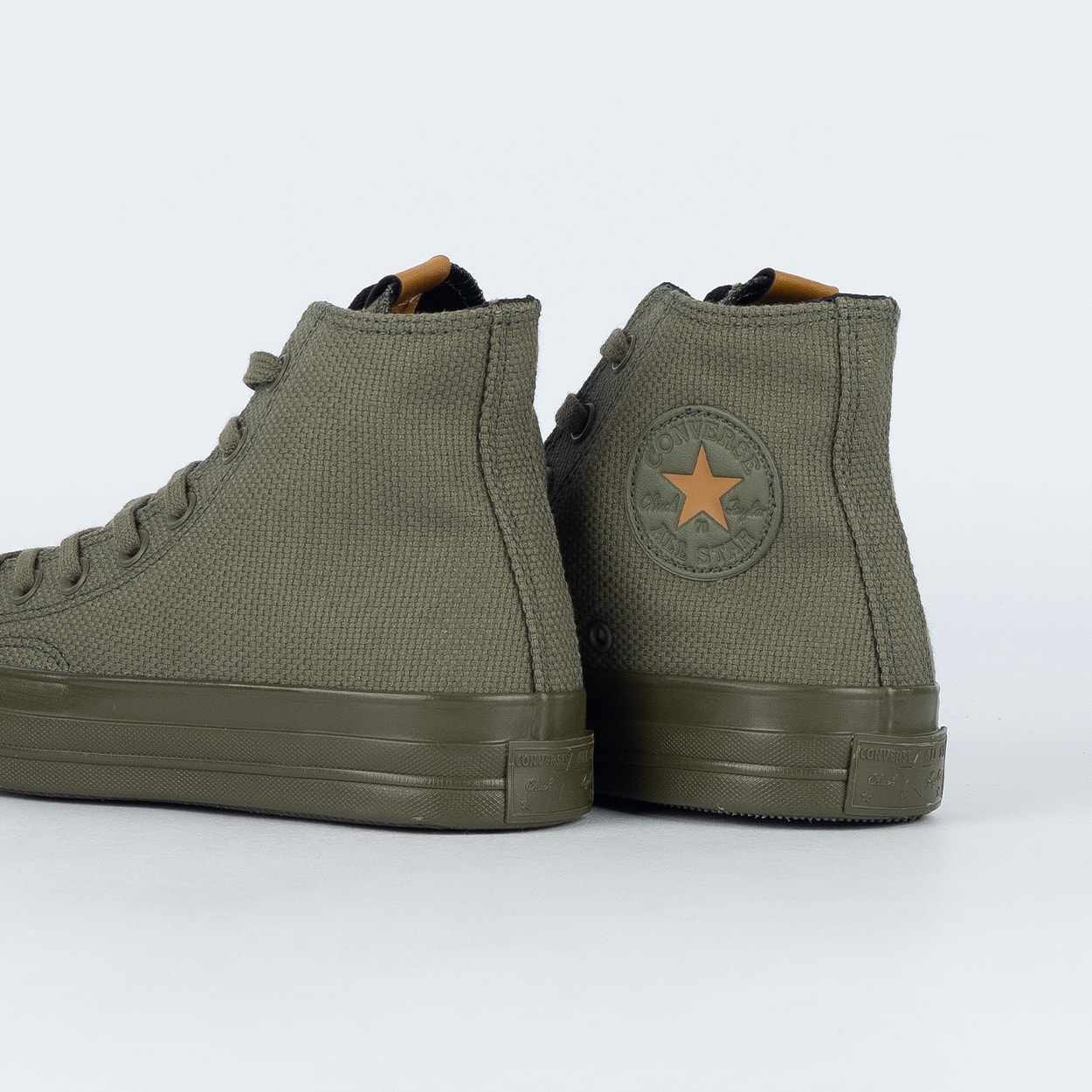 Tênis Converse Chuck 70 Hi Energy Verde Musgo Bege Mel Verde Musgo
