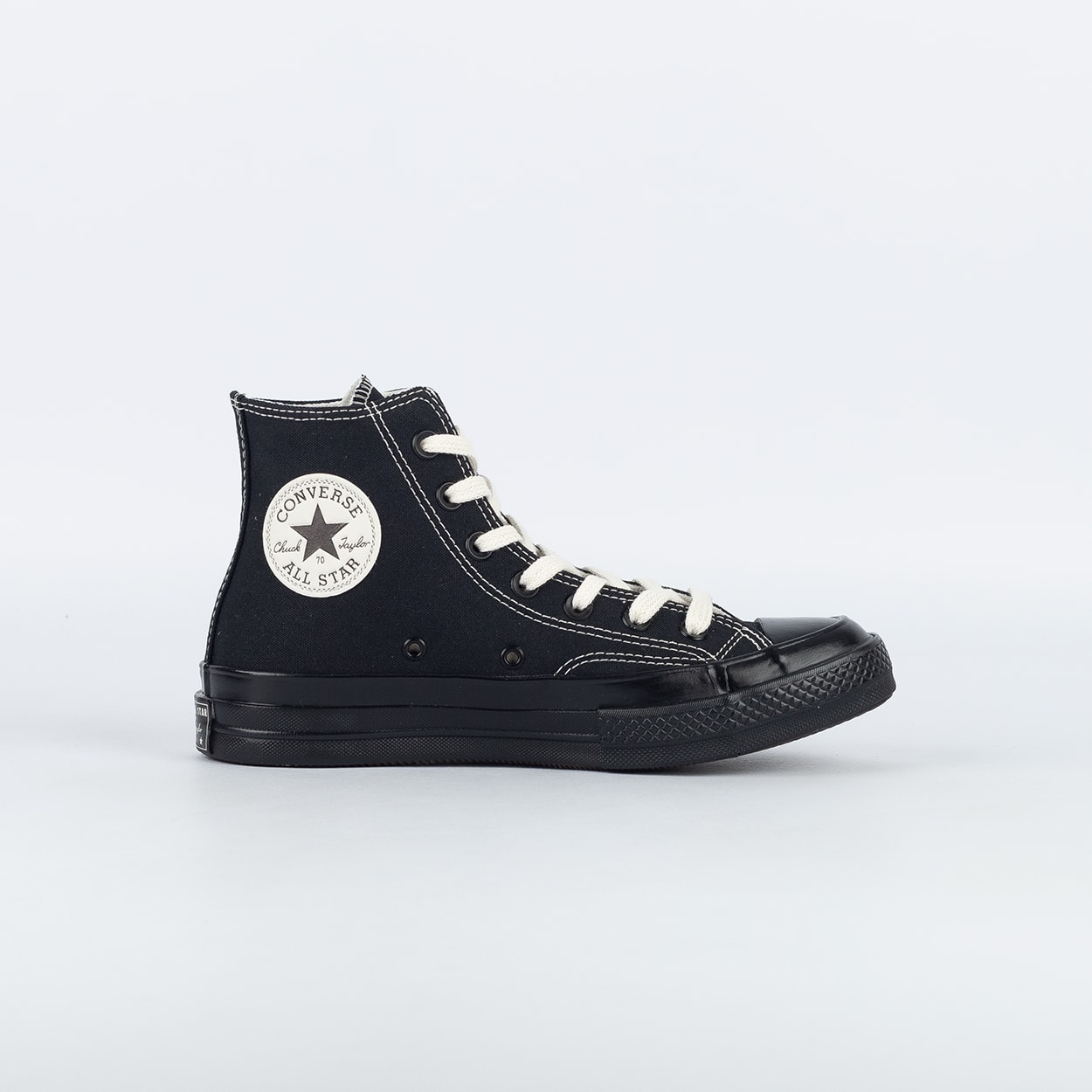 Tênis Converse Chuck 70 Hi Essential Preto Amendoa CT33720001