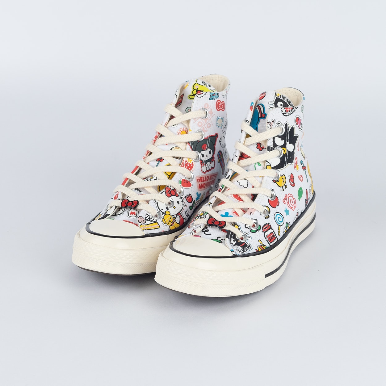 Tênis Converse Chuck 70 Hi Hello Kitty White Pink Green A17696C