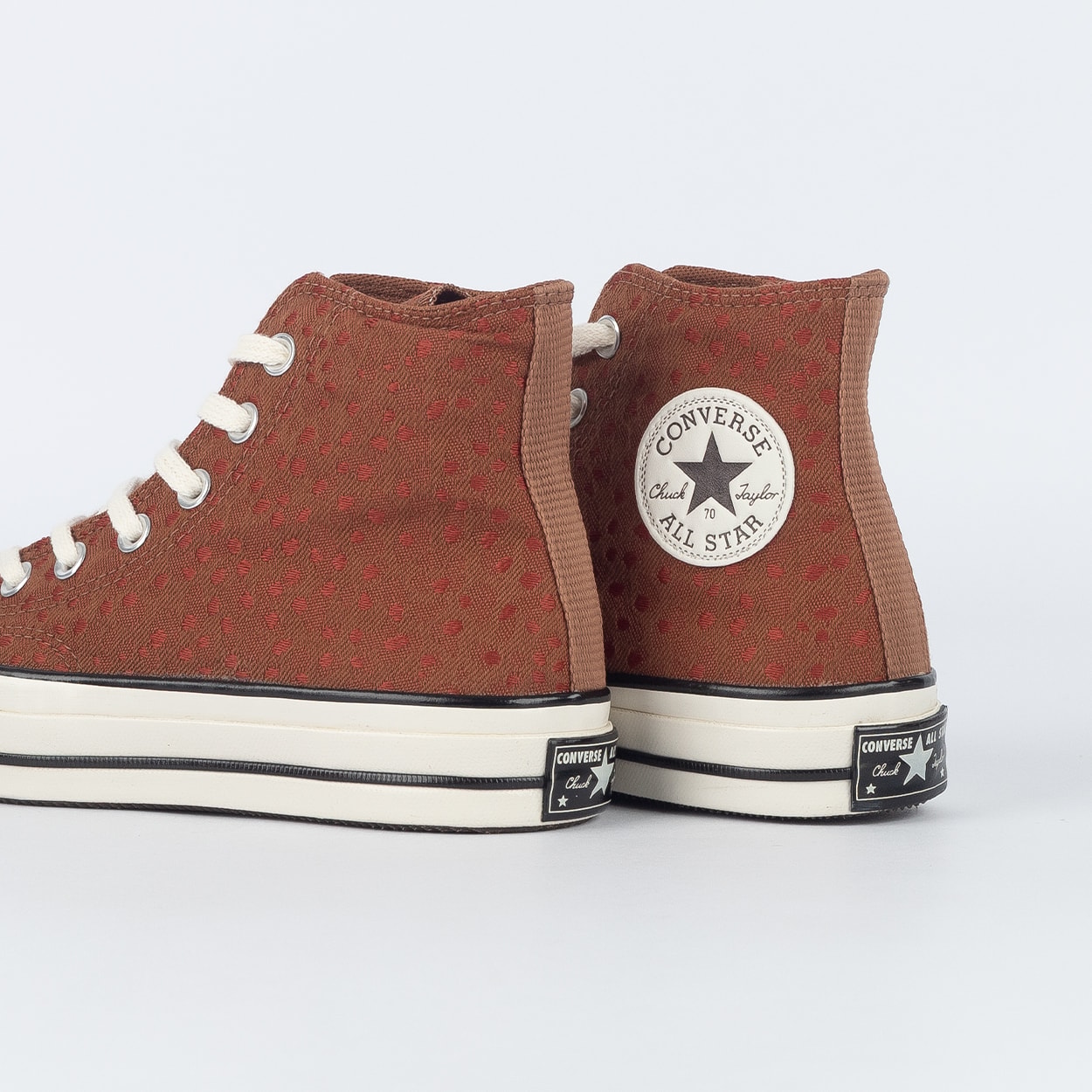Tênis Converse Chuck 70 Hi Jacquard Deer Marfim Amendoa Preto