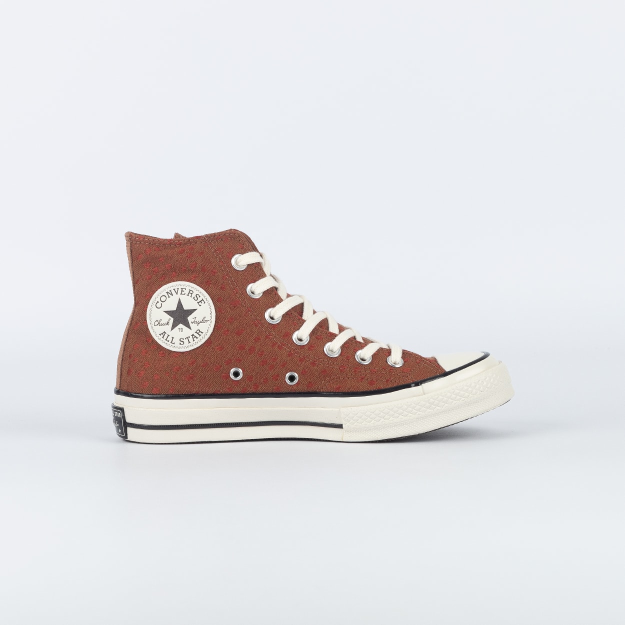 Tênis Converse Chuck 70 Hi Jacquard Deer Marfim Amendoa Preto