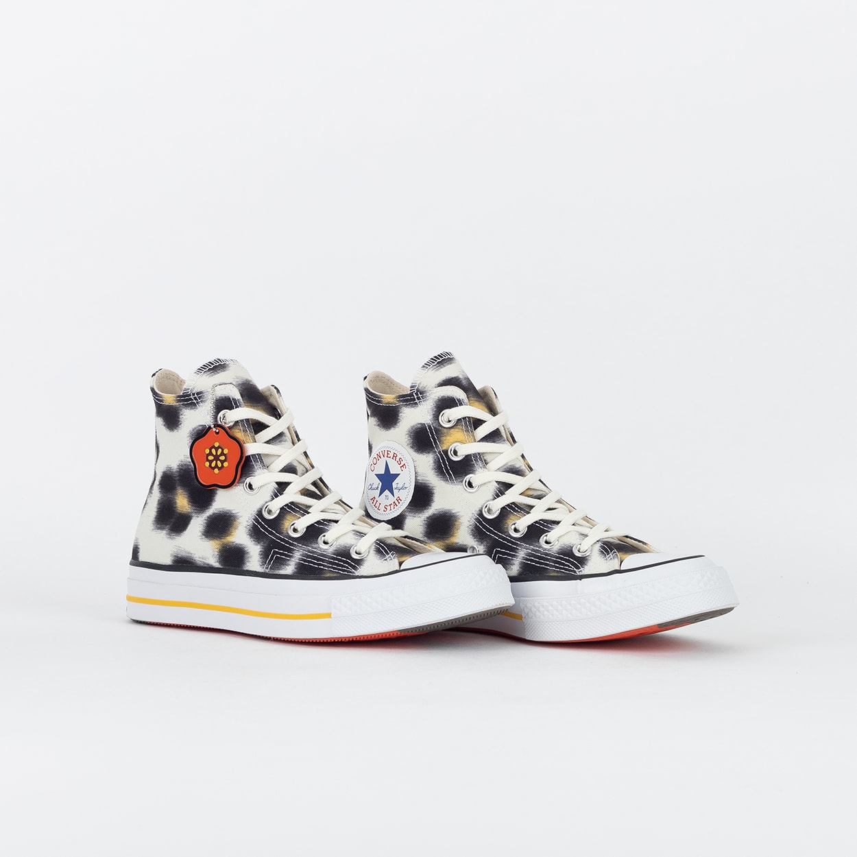 キャンココ★ Tênis Converse Chuck 70 Hi Kenzo Pattern Sweet Corn Solar Power