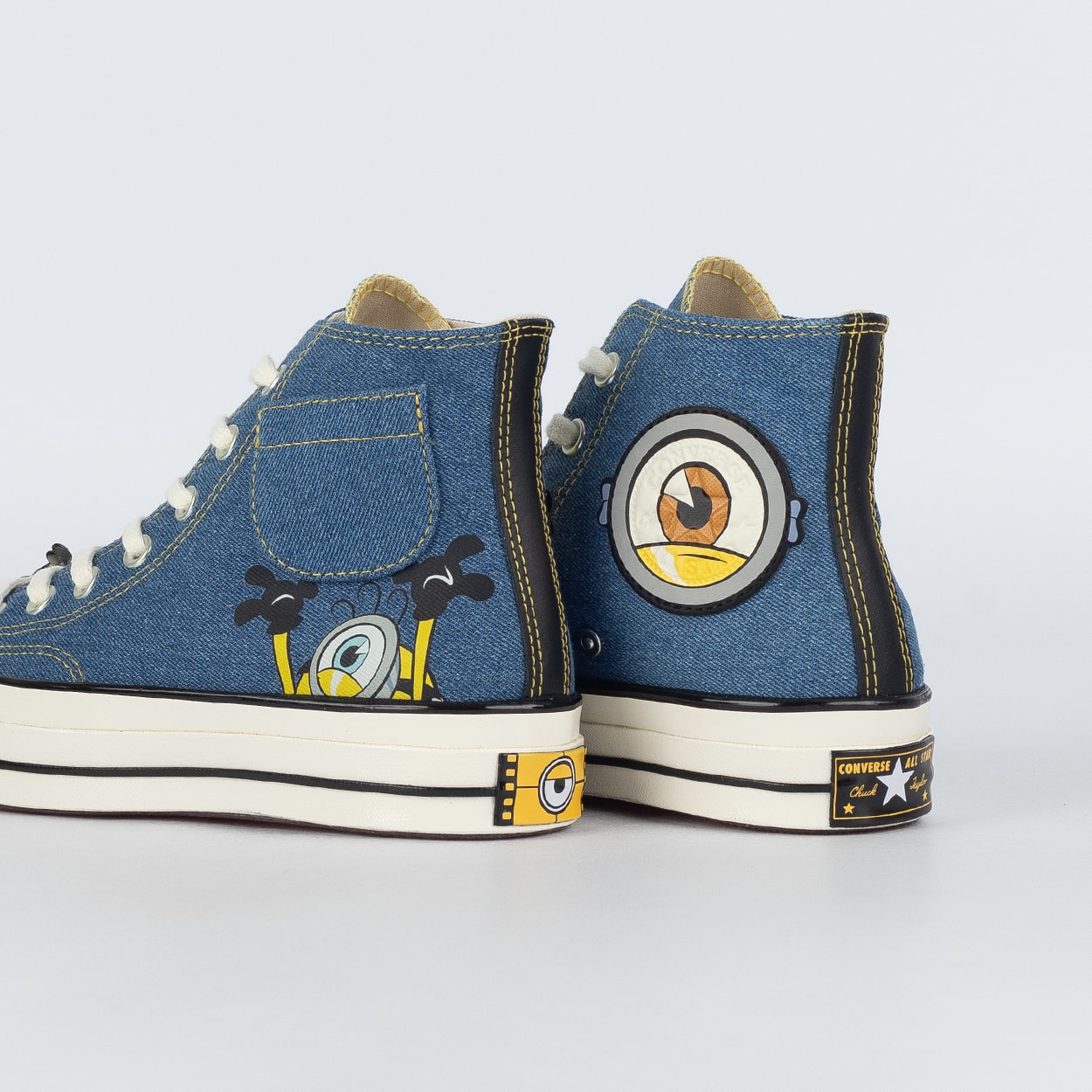 Tênis Converse Chuck 70 Hi Minions Blue Egret Black A21402C