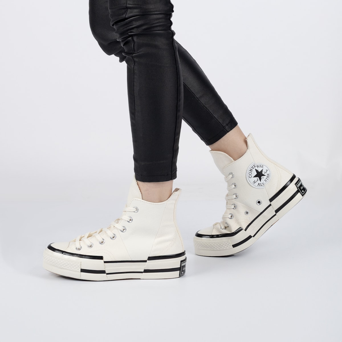 All Star Converse Botas Negras Altas Plataforma CONVERSE Chuck 70