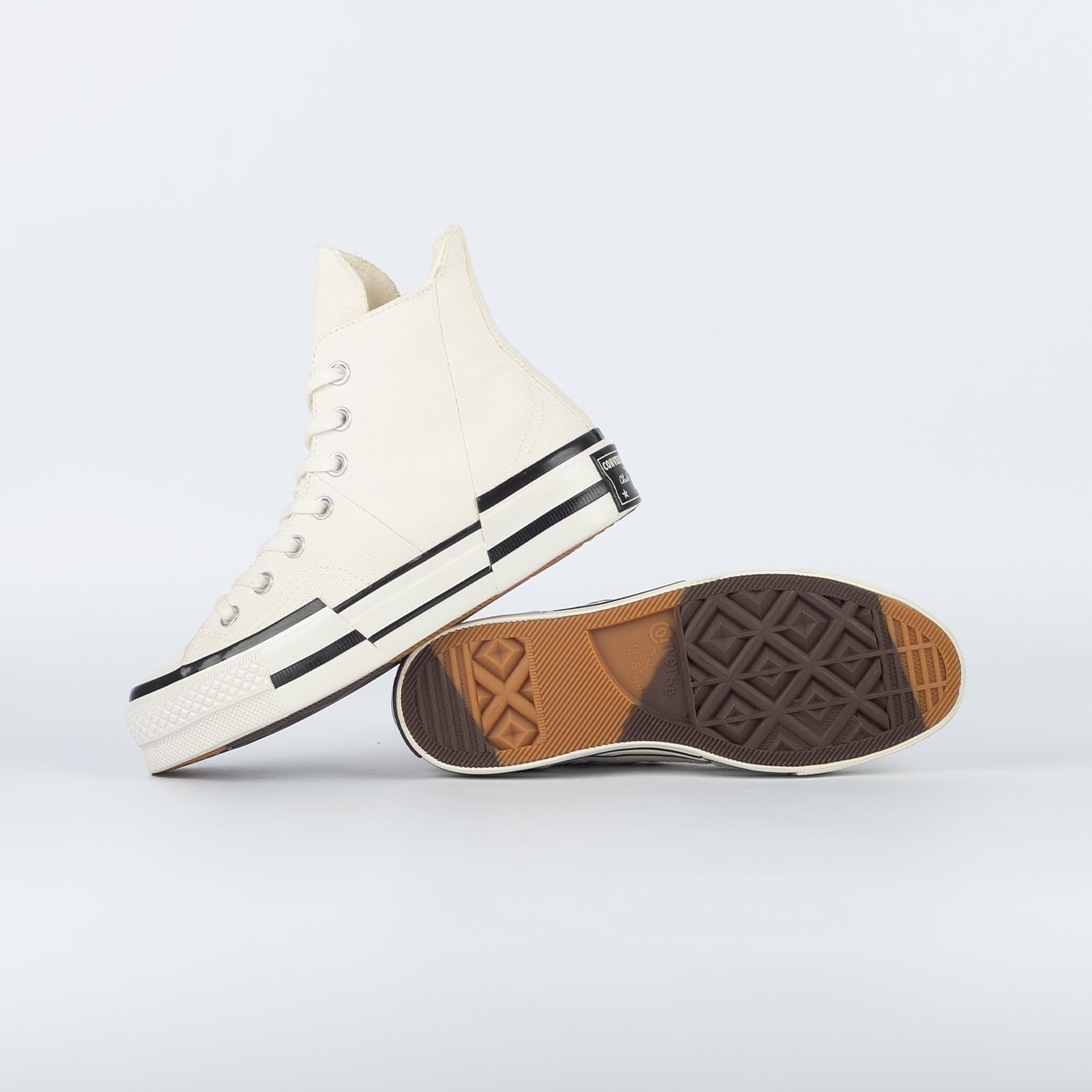 Tênis Converse Chuck 70 Hi Plus Amendoa Preto CT19700001