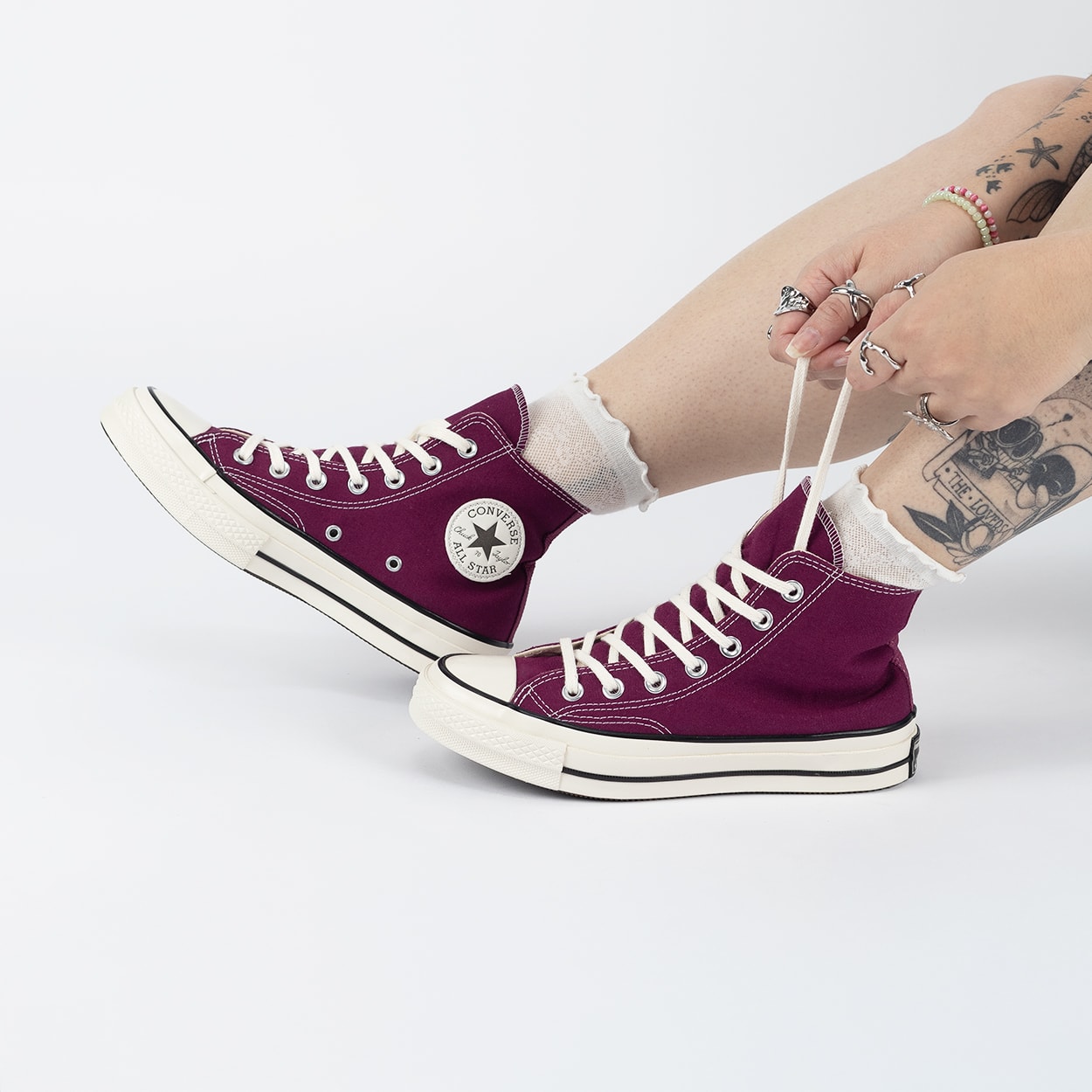 Tênis Converse Chuck 70 Hi Seasonal Acai Amendoa CT14550031