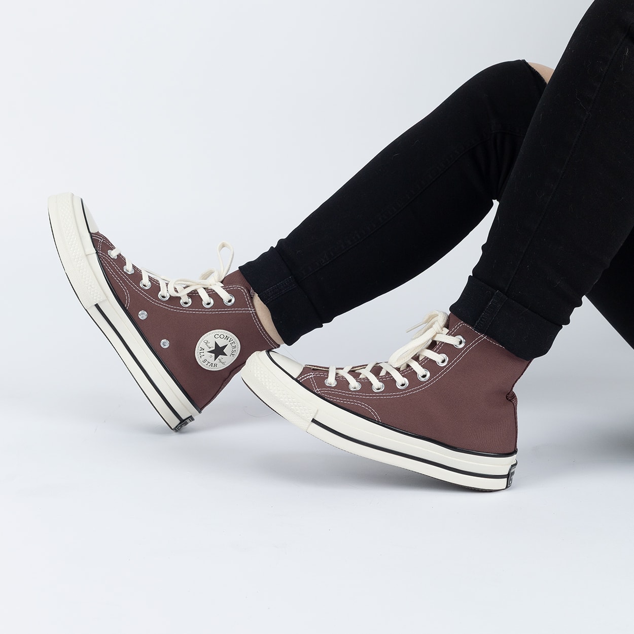 Tênis Converse Chuck 70 Hi Seasonal Bordo Fosco Amendoa CT14550033